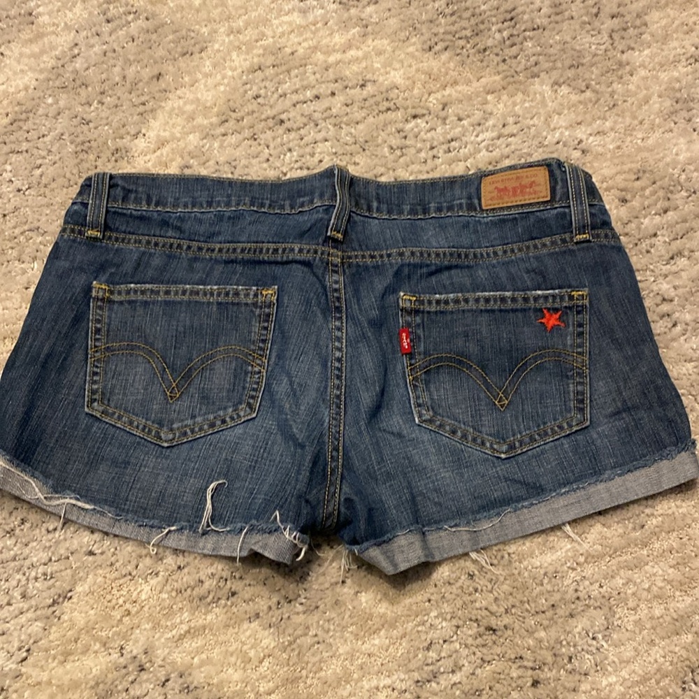 LEVI’S Denim Distressed Boyfriend Jean Shorts, 3